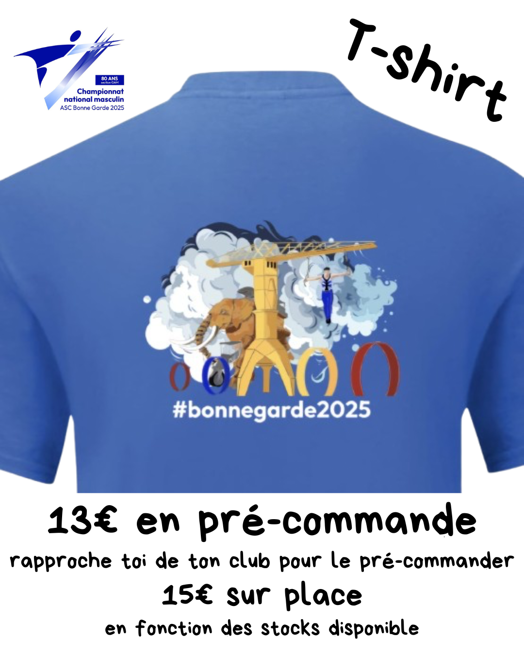 T-shirt National GAM
